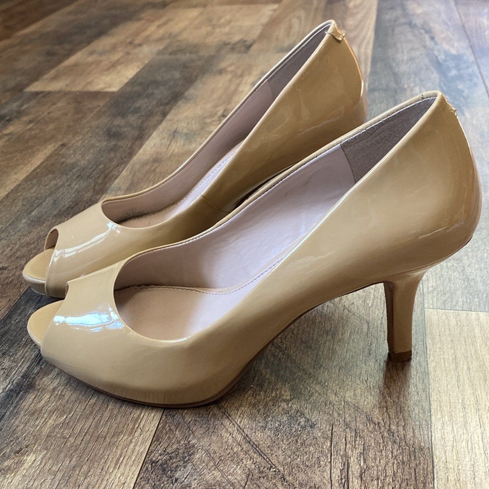 Vince Camuto Tan Leather Heels